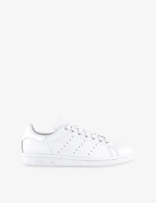 ADIDAS Stan Smith Leather Trainers - 5.5 in WHITE WHITE WHITE – Mens | Trainers | Lace up trainers