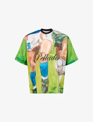 PELLADOR Football Legs Graphic-Print Jersey T-shirt