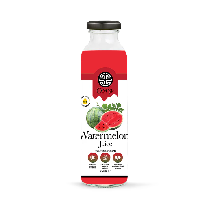 OORG Natural Watermelon Fruit Juice 250ml x 6, additional product view 2