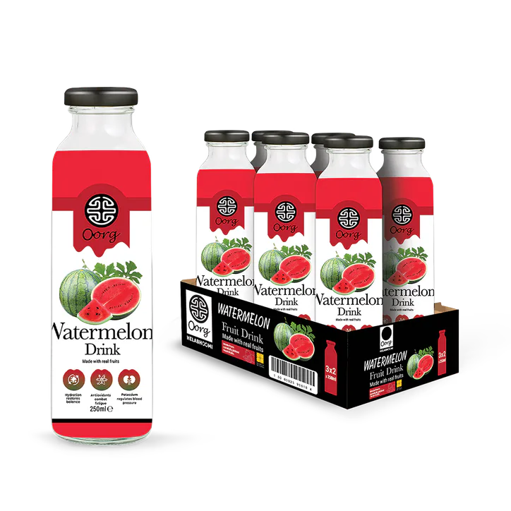 OORG Natural Watermelon Fruit Juice 250ml x 6 – Food & Drink > Drinks & Juices > Juices & Health Shots