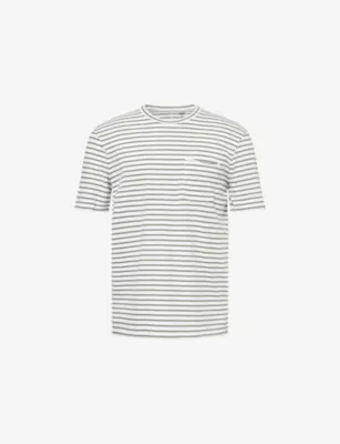 PAIGE Kenneth Striped Cotton T-shirt
