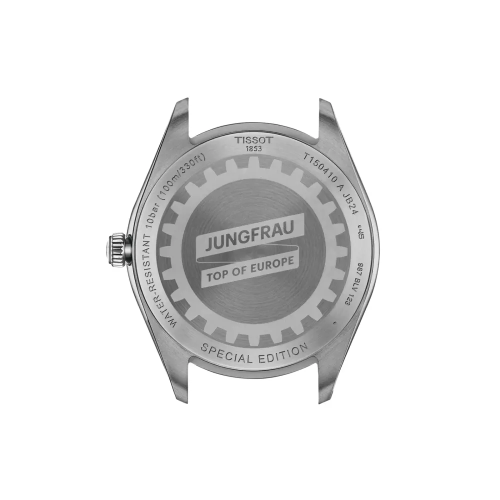 Tissot PR100 Jungfraubahn Quartz 40mm Mens Watch Silver in Silver, additional product view 3