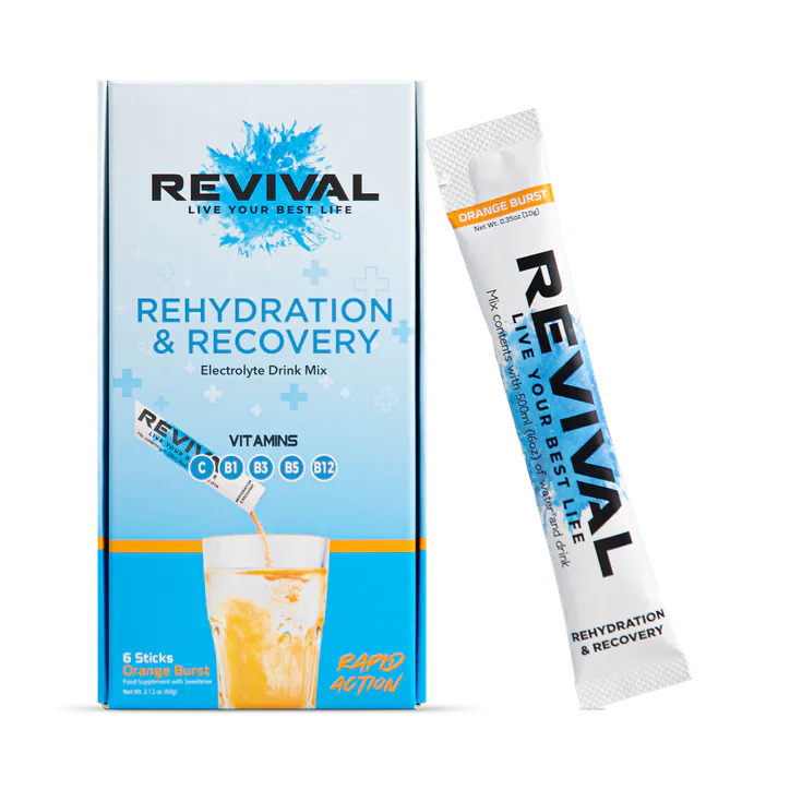REVIVAL Rehydration & Recovery - Orange Burst 6 pack