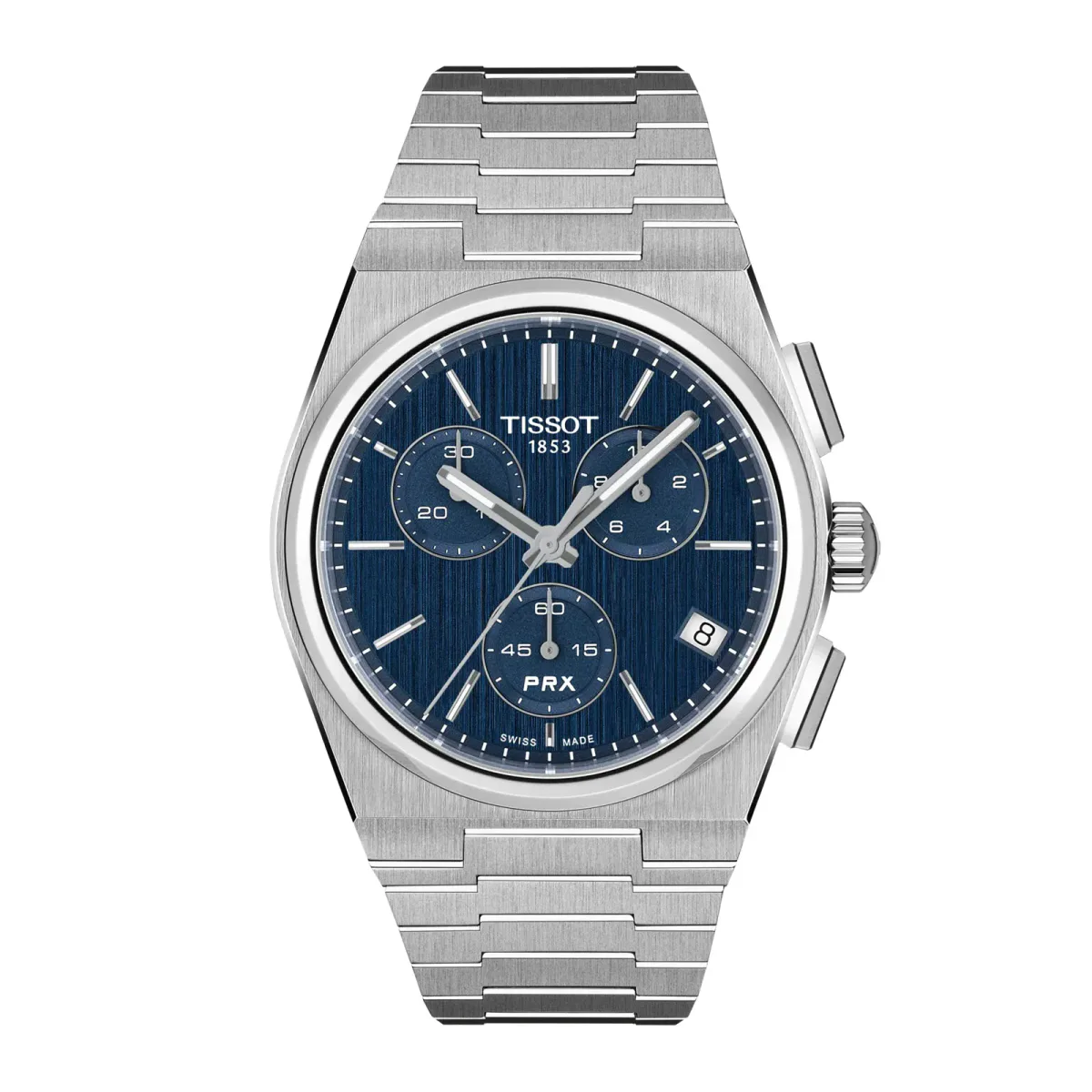 Tissot PRX Chrono Quartz 41mm Mens Watch Blue