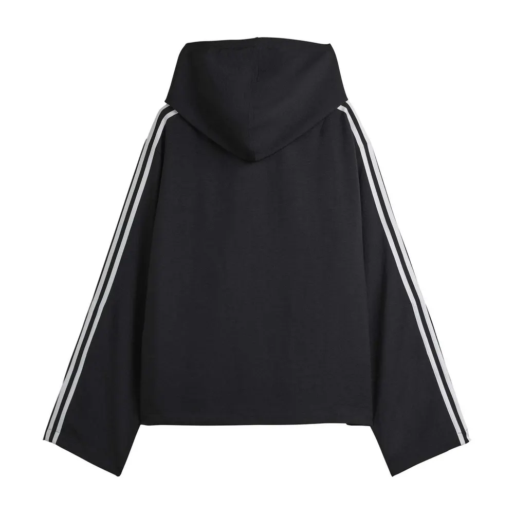 Y3 Y3 Y-3 Hooded 3 Stri Sn99 in black, additional product view 2