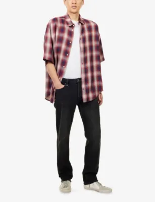 NEUW Ray Bravo Straight-Leg Stretch-Denim Jeans - 34/34 in WASHED BLACK, additional product view 2
