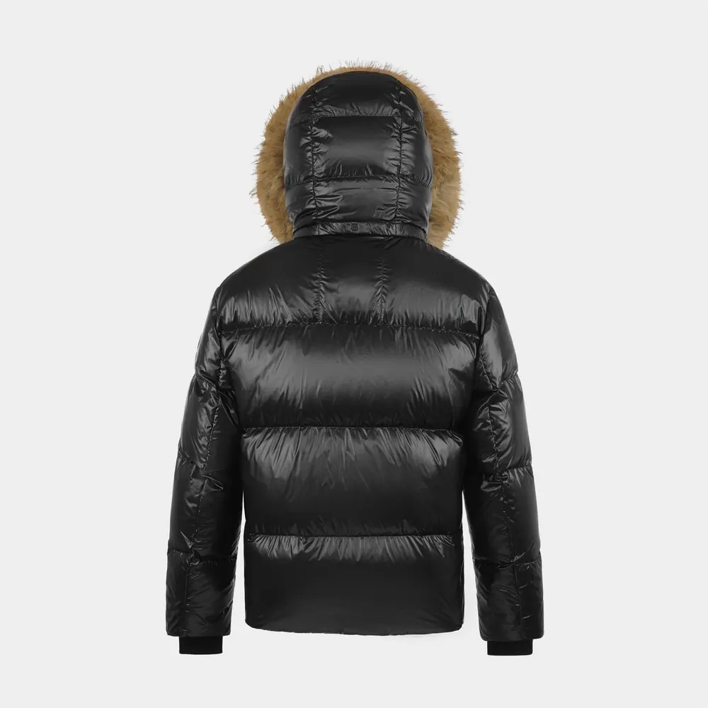 Arctic Army Men's Puffer OG Hooded Long Sleeve Short Puffer Jacket detail 2