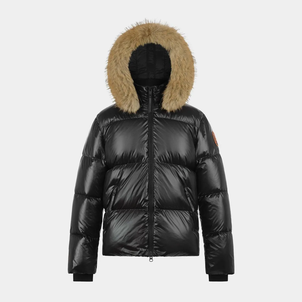 Arctic Army Men's Puffer OG Hooded Long Sleeve Short Puffer Jacket