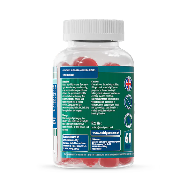 Nutrigums HAPPY FIBRE INULIN 60 GUMMIES, additional product view 2