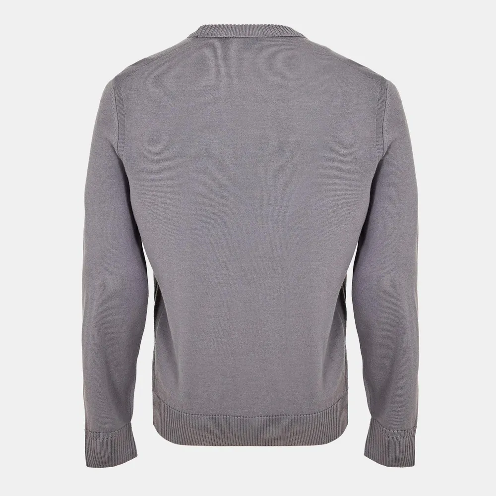 Boss Men's Avac C Orange Crew Neck Jumper detail 2