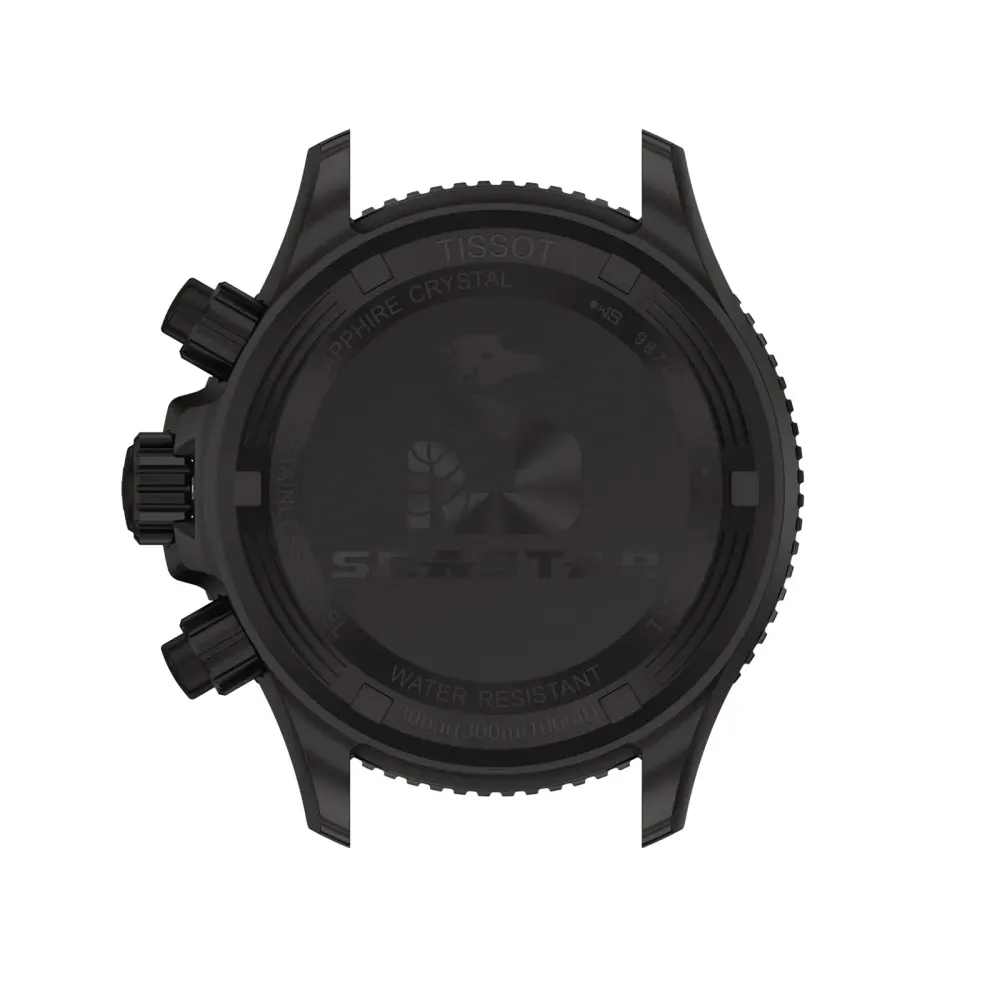 Tissot Seastar 1000 Quartz Chronograph 38mm Unisex Watch in Black, additional product view 3