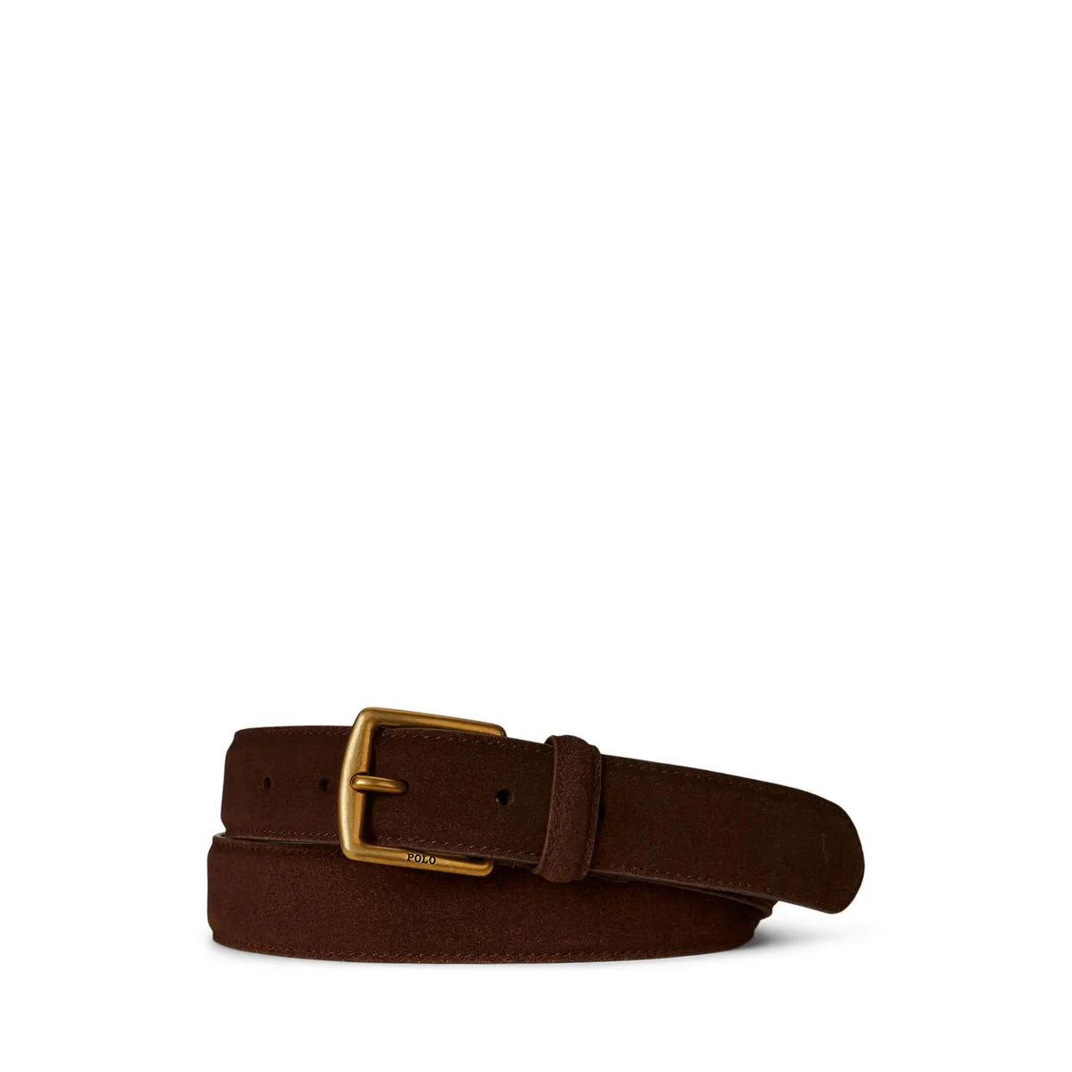 Polo Ralph Lauren Suede Dress Belt in Dark Brown – Accessories