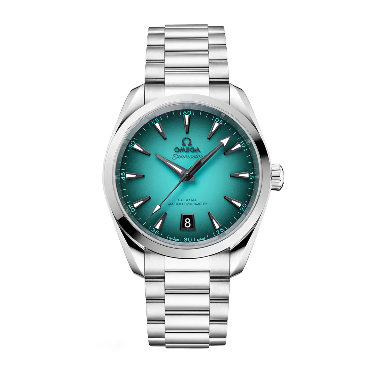 Omega Seamaster Aqua Terra 150M 38mm Mens Watch Turquoise