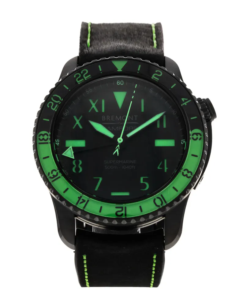 Bremont Supermarine S502-DLC-BAMFORD-L-S — 2024 — Excellent in Black – Pre-owned watches