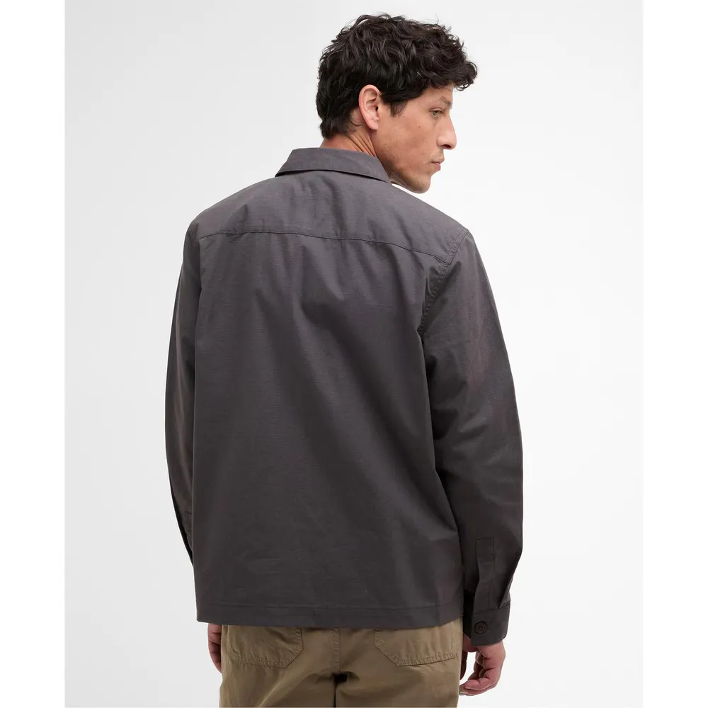 Barbour Mens Crail Wax Ripstop Overshirt detail 3