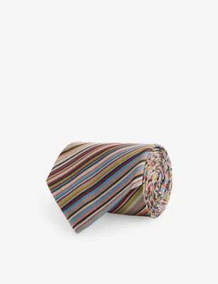 PAUL SMITH Signature Striped Silk Tie