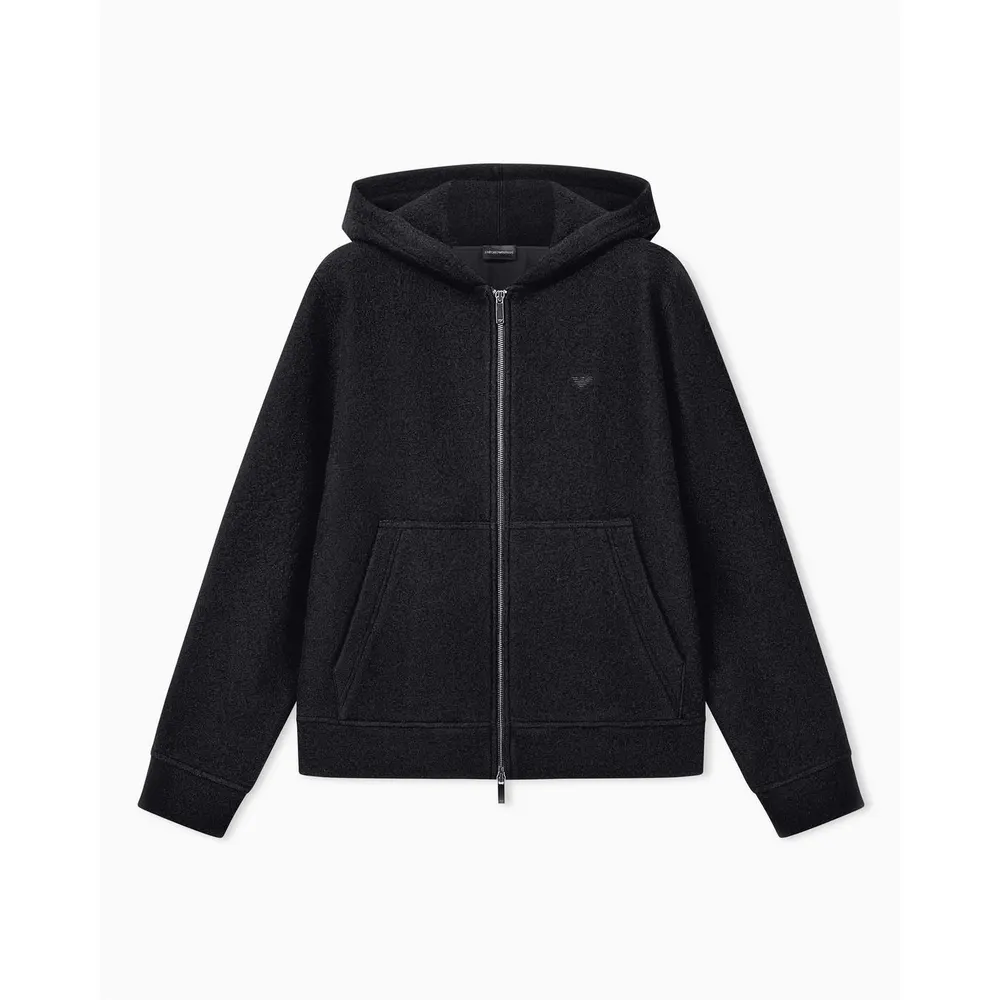 Emporio Armani Men's Full-Zip Stand-Collar Bomber Jacket