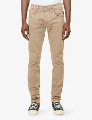 REPLAY Anbass Slim-Fit Cotton-Blend Denim Jeans - 38/32 detail 3