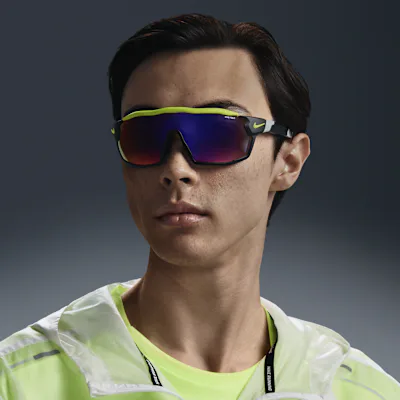 Nike Show X Rush Field Tint Sunglasses - Black/Volt