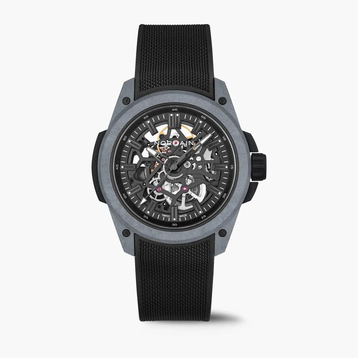 NORQAIN Wild ONE Skeleton Grey 42mm