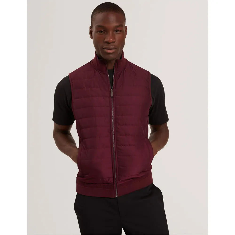 Ted Baker Men's Quilted Gilet detail 2