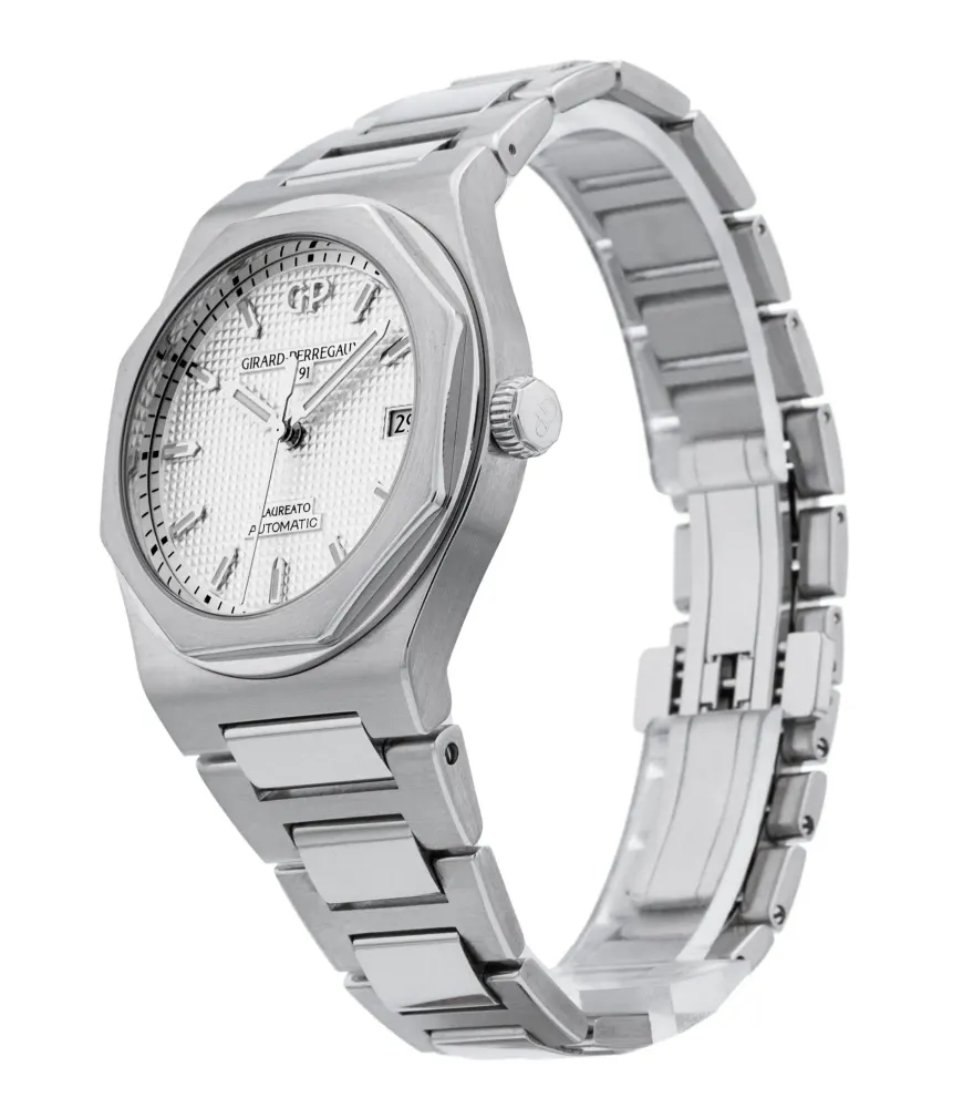 Girard Perregaux Laureato 81005-11-131-11A — 2018 — Excellent in Silver Baton, additional product view 2