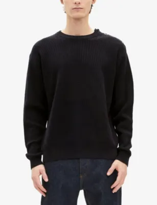 THE KOOPLES Ribbed Round-Neck Cotton Jumper detail 3