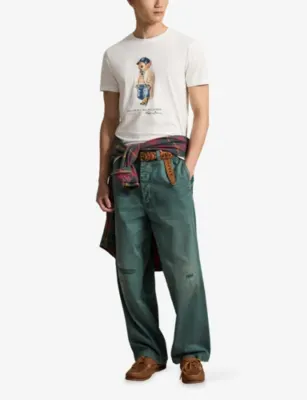 POLO RALPH LAUREN Polo Bear Print Cotton T-Shirt detail 2