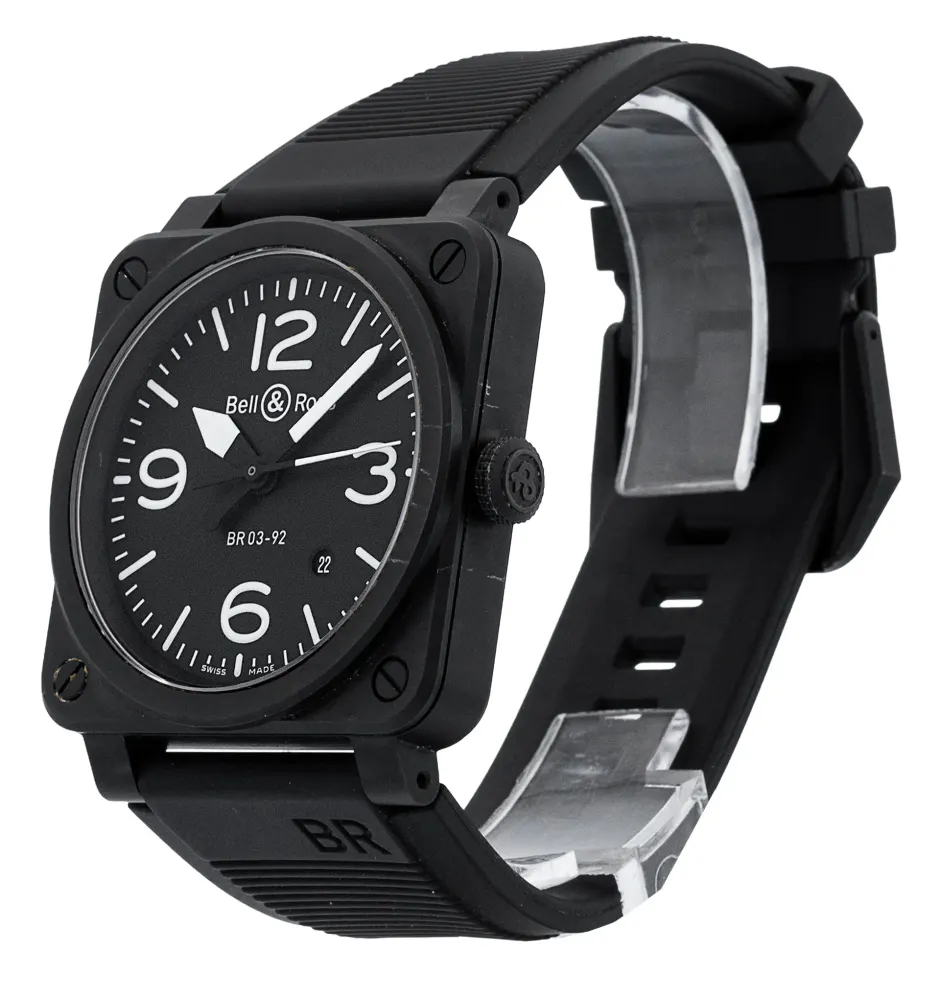 Bell and Ross BR03-92 BR0392-BL-CE — 2016 — Excellent in Black Quarter Arabic, additional product view 2