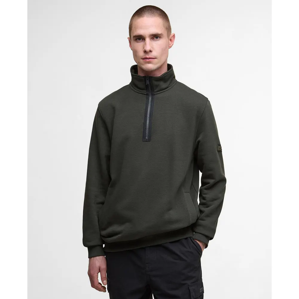 Barbour International Outline Half-Zip Sweatshirt detail 2