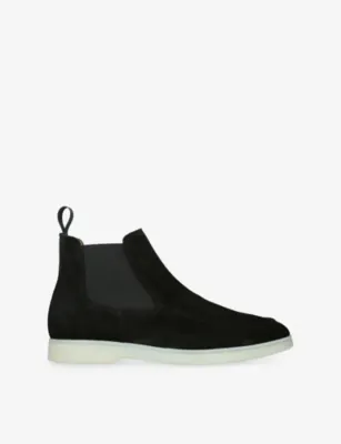AURELIEN City Suede Chelsea Boots - EUR 40 / 6 UK MEN in BLACK – Mens | Boots | Chelsea boots