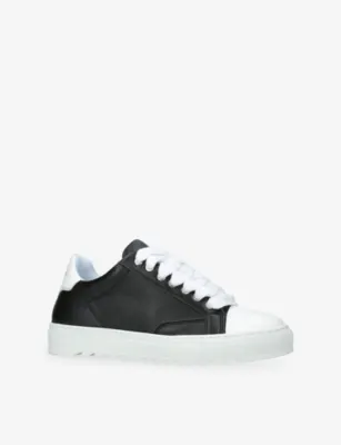 NUMERIS Atelier Leather Trainers - EUR 44 / 10 UK MEN in BLACK, additional product view 3