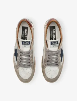 GOLDEN GOOSE Men’s Ball Star Suede Trainers - EUR 46 / 12 UK MEN in BEIGE COMB, additional product view 2