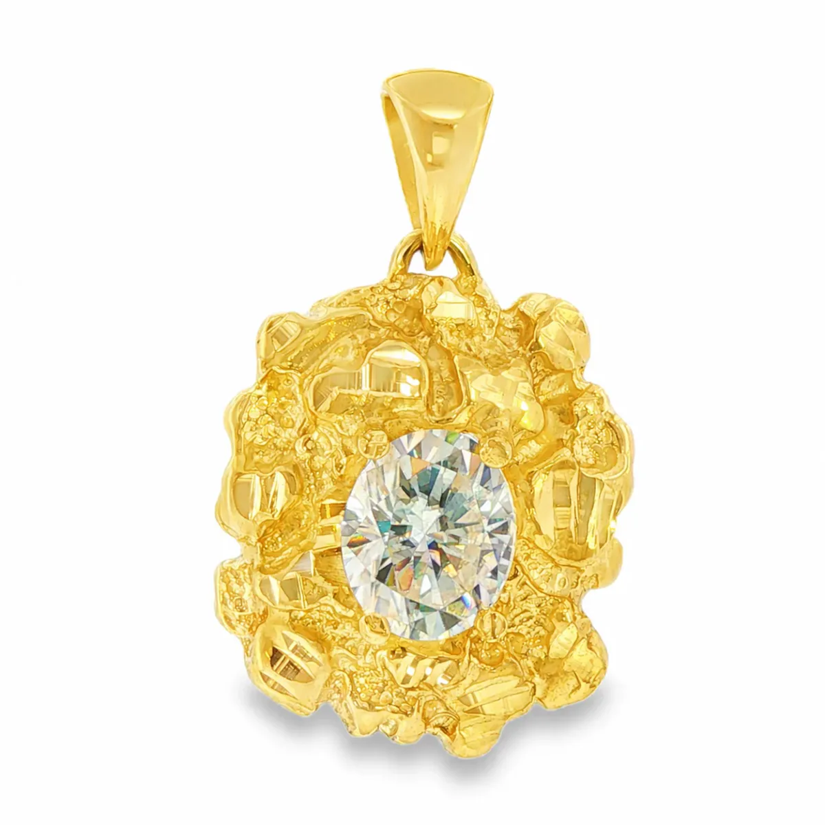 RINA - SUNNY 2 2.5 Ct Imperial Nugget Pendant 71442 in Rose Gold – Pendant