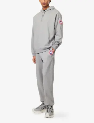 CANADA GOOSE Rove Wide-Leg Cotton-Jersey Jogging Bottoms detail 2