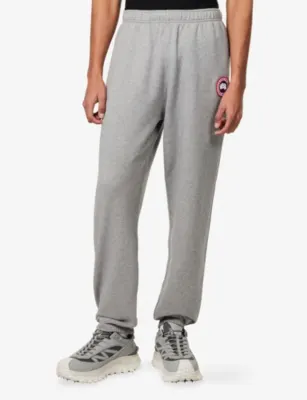 CANADA GOOSE Rove Wide-Leg Cotton-Jersey Jogging Bottoms detail 3