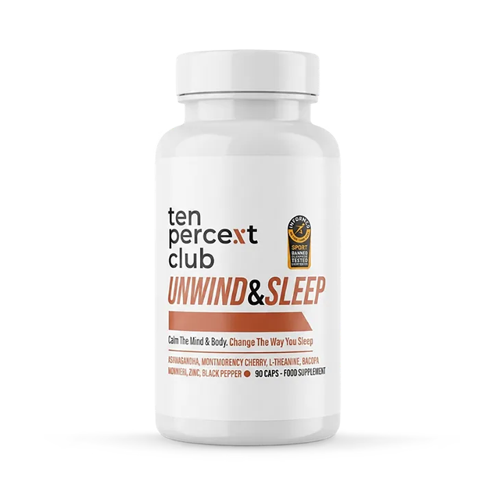 The Ten Percent Club Unwind and Sleep 90 Capsules