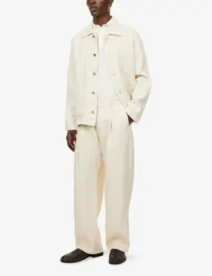 NN07 Kay Straight-Leg Linen Trousers - 34R detail 2