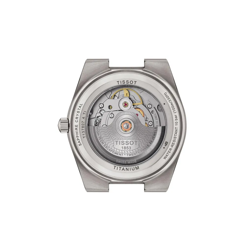 Tissot Men's PRX Titanium Automatic Analogue Watch detail 3