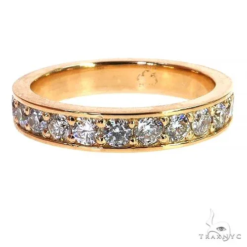 RINA - For Him FACTORY Eternity Round Diamond Wedding Band 69136 in Rose Gold / 7 – Ring