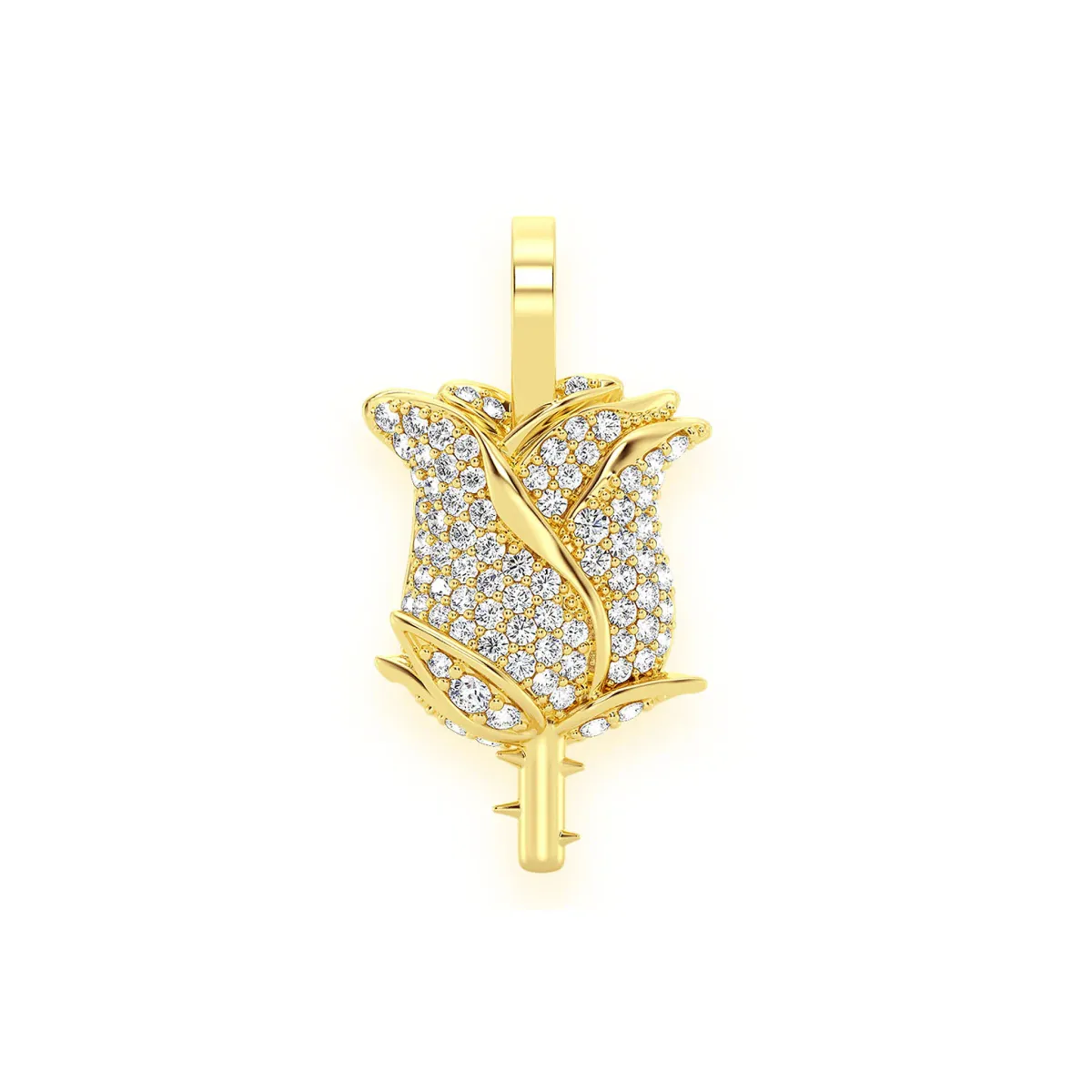 For Him Rose Diamond Pendant in Rose Gold / Lab Grown Diamond – Pendant