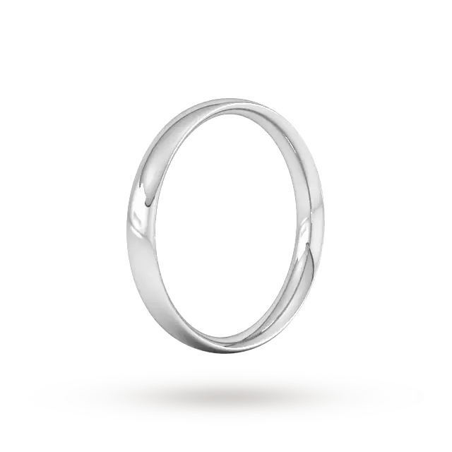 For Him 4mm Traditional Court Standard Wedding Ring In 18 Carat Yellow Gold, additional product view 2