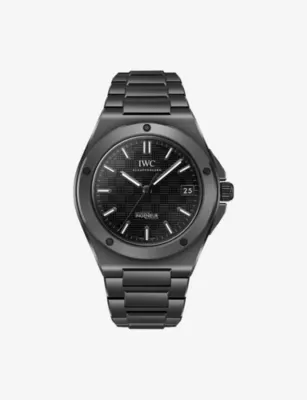IWC Ingenieur Ceramic Automatic Watch 42mm in Black Ceramic – Jewellery & Watches | Mens luxury watches