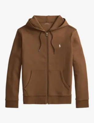 POLO RALPH LAUREN Full-Zip Tech Cotton-Jersey Hoody