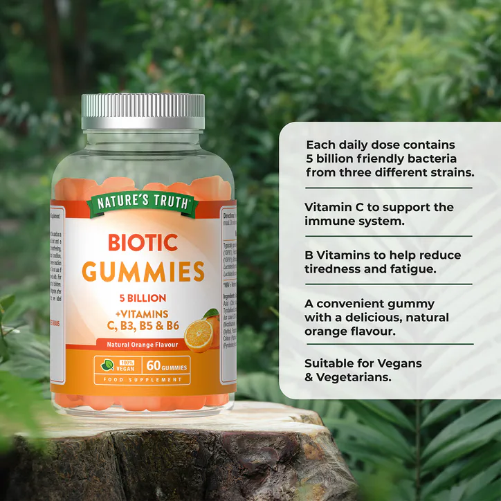 Nature's Truth Probiotic 60 Vegan Gummies detail 2