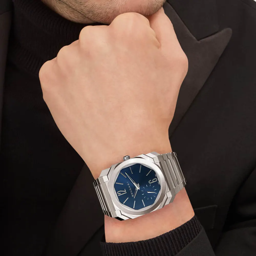 Bvlgari Octo Finissimo 40mm Mens Watch in Blue, additional product view 2