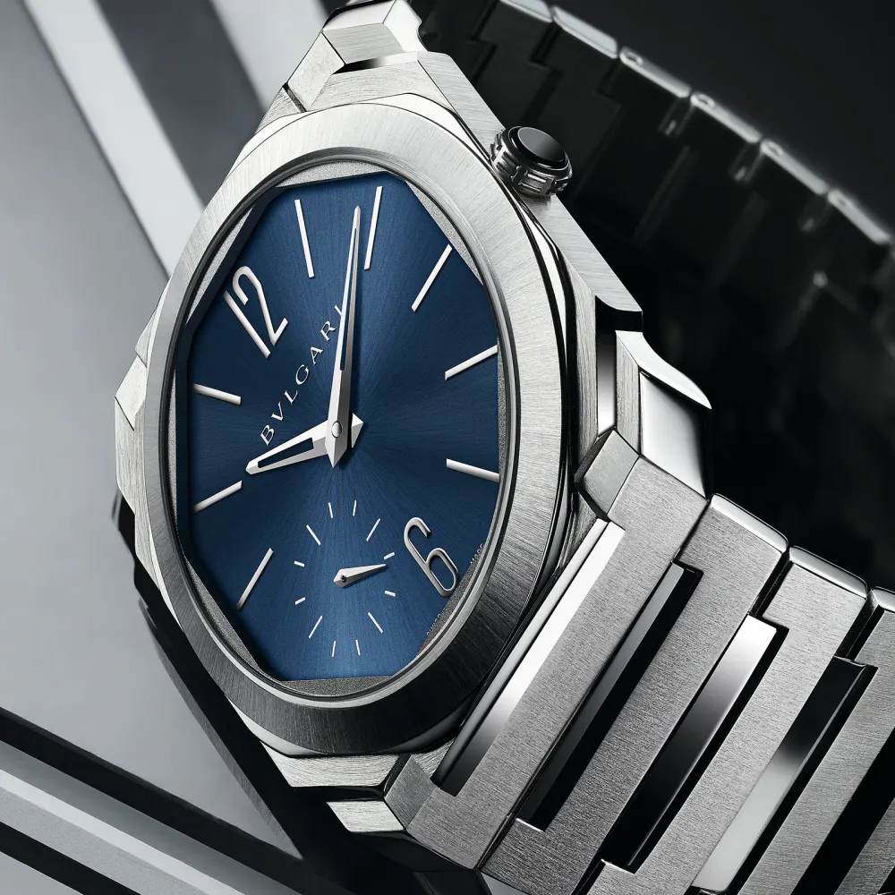 Bvlgari Octo Finissimo 40mm Mens Watch in Blue, additional product view 3