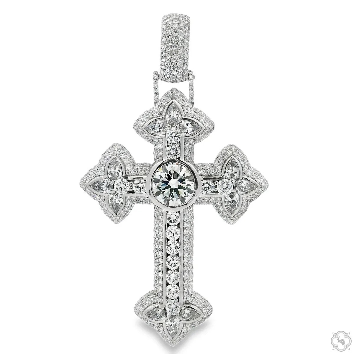 RINA - For Him CUSTOM CVD Royal Cross Pendant 70694 in Rose Gold – Pendant