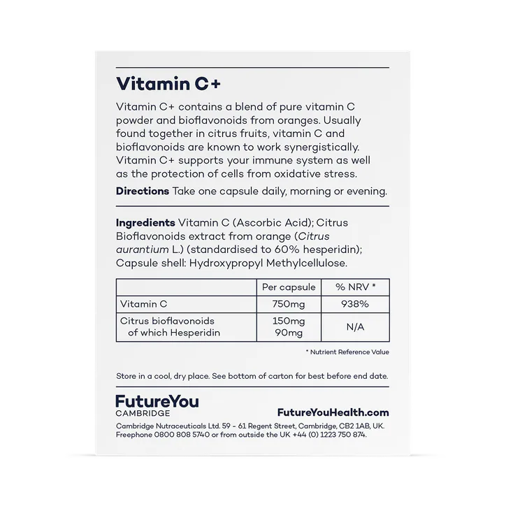 FutureYou Cambridge Vitamin C+ 28 Capsules detail 2