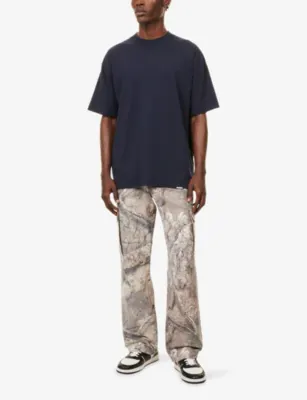 REPRESENT Initial Oversized Cotton-Jersey T-Shirt detail 2